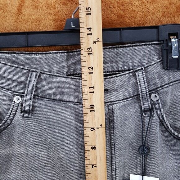 RAG & BONE Jeans Mens 38x30 Gray Wash Fit 2 Authentic Stretch Slim Greyson $255 - Picture 9 of 11